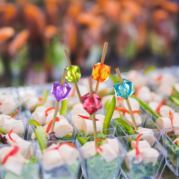 Arpex, szpilki do koreczków z kryształkami, 24 szt.