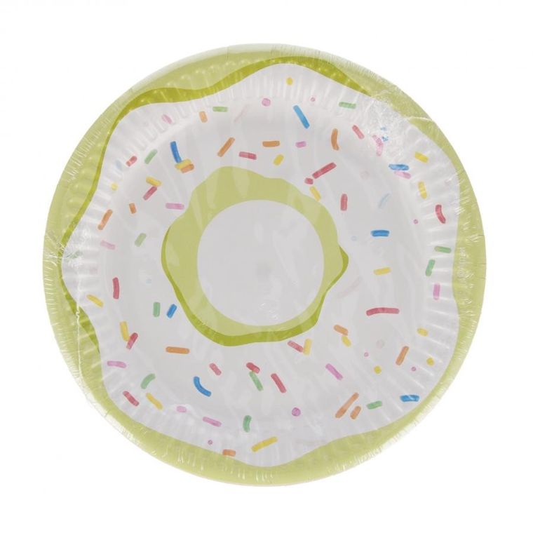 Arpex, talerz papierowy, Donat, 8 szt.