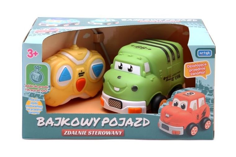 Artyk, Bajkowy pojazd zdalnie sterowany, zielony