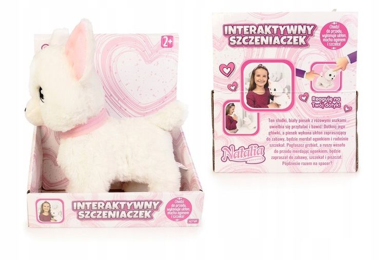 Artyk, Pluszowe zwierzątko, chodzący pies, 1 szt.