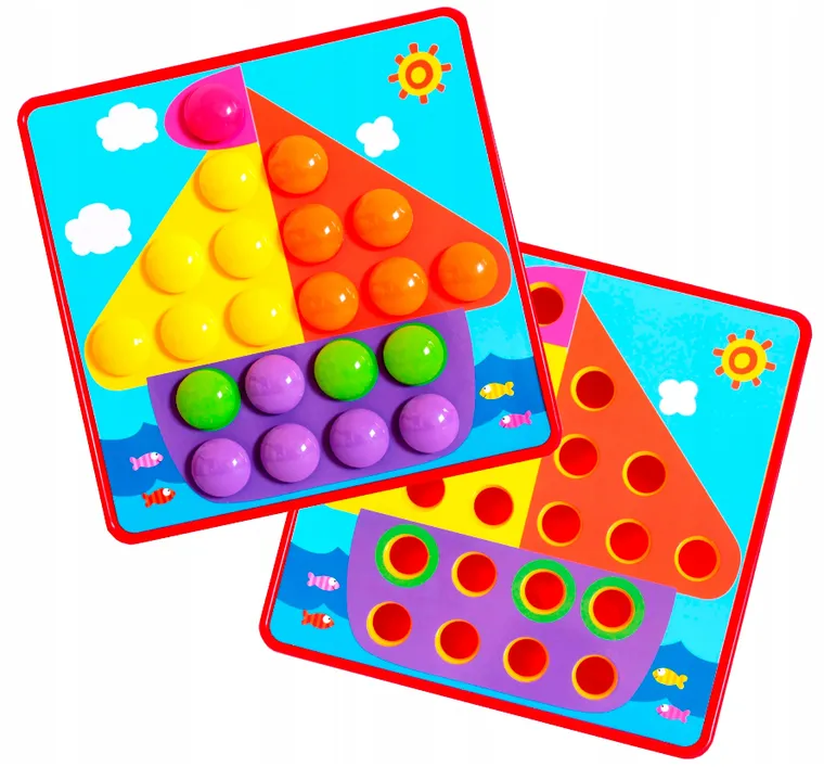 Askato, Genialny dzieciak, guzikowy trening małej rączki, mozaika, 45 elementów