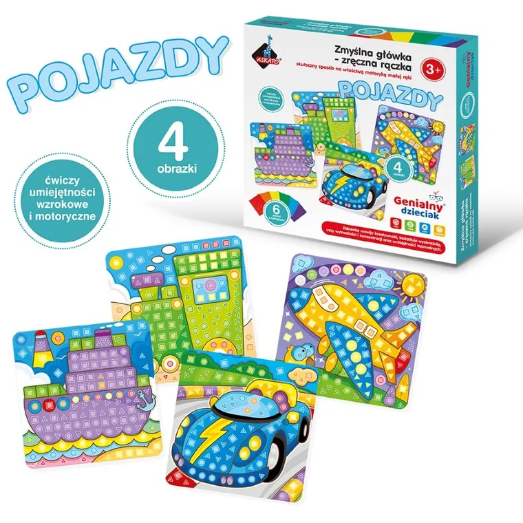 Askato, Genialny dzieciak, Zmyślna główka - zręczna rączka, pojazdy