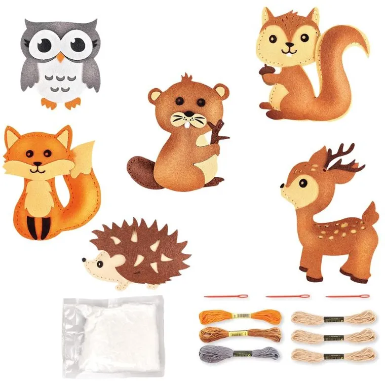 Askato, Genialny dzieciak, zwierzęta, filcowe wyszywanki