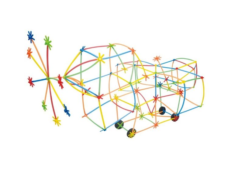 Askato, klocki - słomki w skrzynce, 1000 elementów