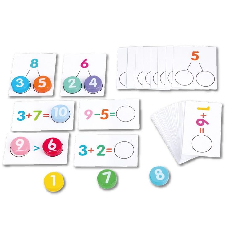 Askato, Pomysłowy skrzat, uczę się liczyć, drewniana układanka, matematyka