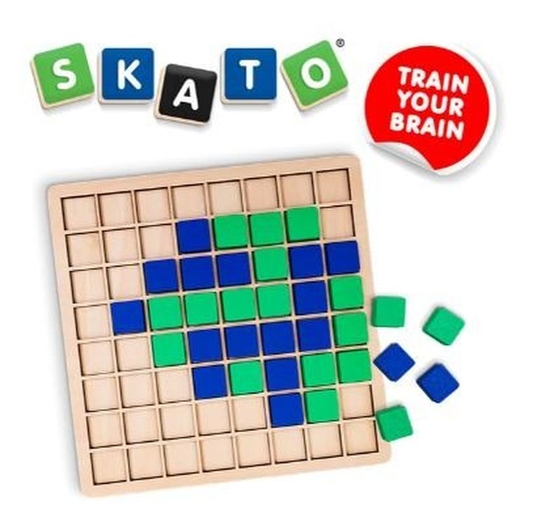 Askato, Skato, drewniana gra logiczna