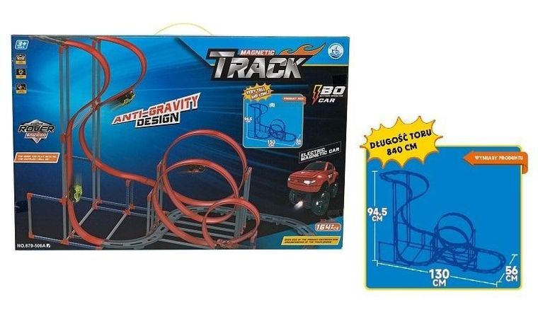 Askato, tor magnetyczny, 164 elementy