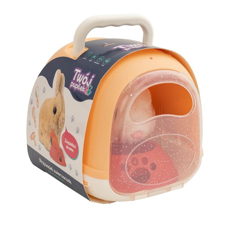 Askato, Twój pupilek, króliczek z domkiem, zabawka interaktywna