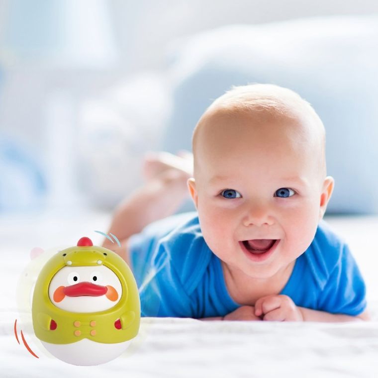 Askato, Wańka Wstańka, kaczka, jasnozielona, 1 szt.