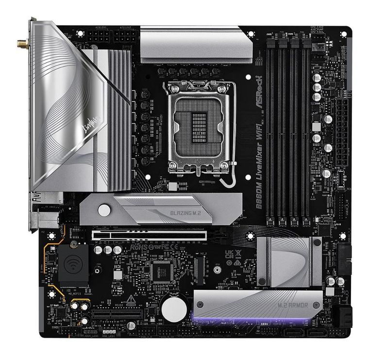 ASRock, płyta główna, B860M LIVEMIXER WIFI s1 851 4DDR5 mATX