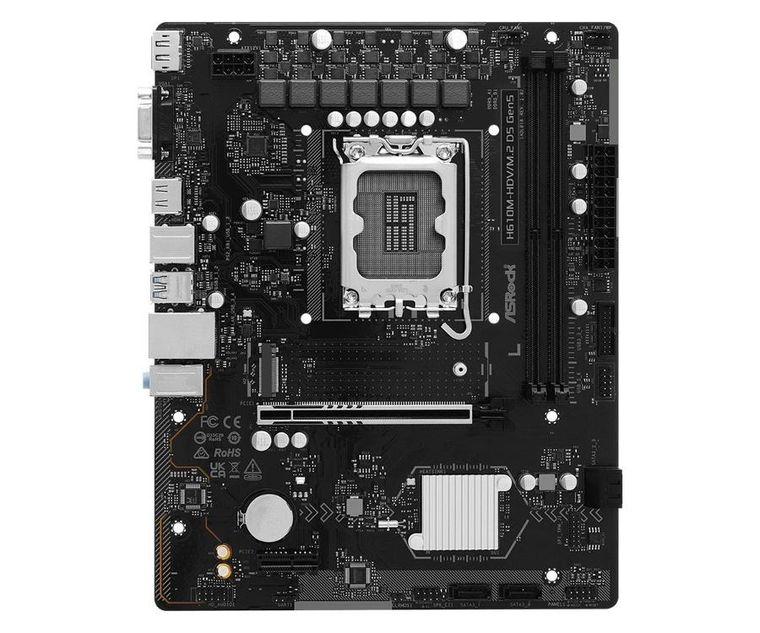 ASRock, płyta główna, H610M-HDV/M.2 D5 GEN5 s1700 2DDR5 DP/HDMI mATX