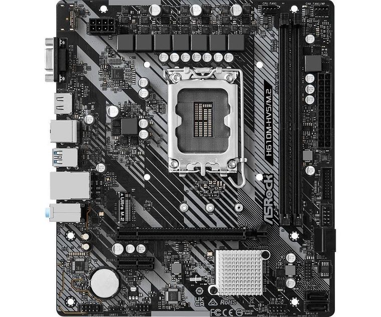 ASRock, płyta główna, H610M-HVS/M.2 R2.0 s1700 2DDR4 D-Sub/HDMI mATX
