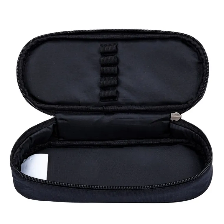 Astra, FC Barcelona, piórnik, owalny, black