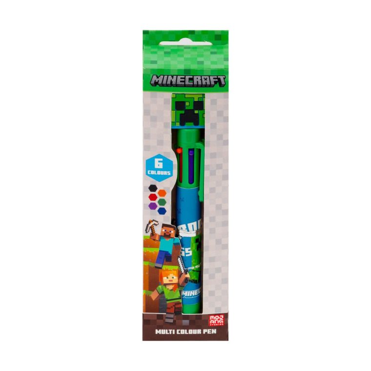 Astra, Minecraft, długopis 6-kolorowy, 1 szt.