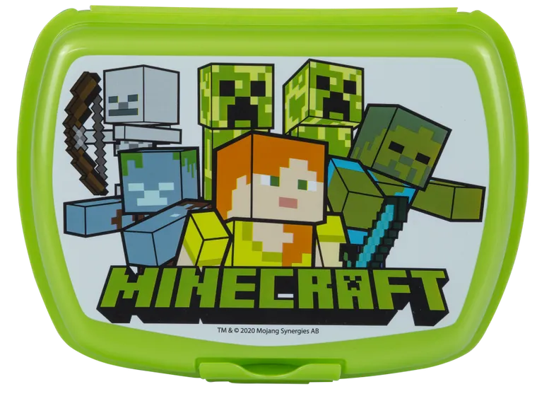Astra, Minecraft, lunchbox, zielony