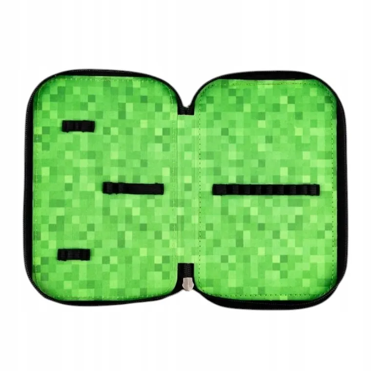 Astra, Minecraft, piórnik rozkładany, podwójny, Creeper