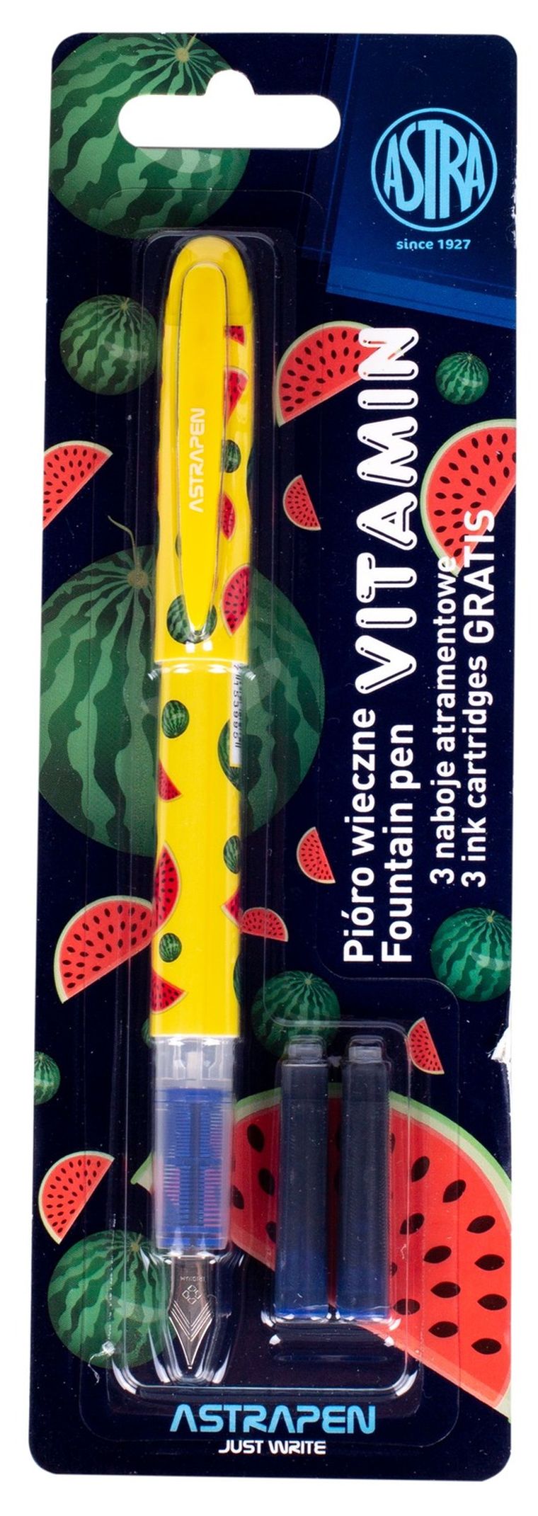 Astra, Vitamin, pióro młodzieżowe + 3 naboje