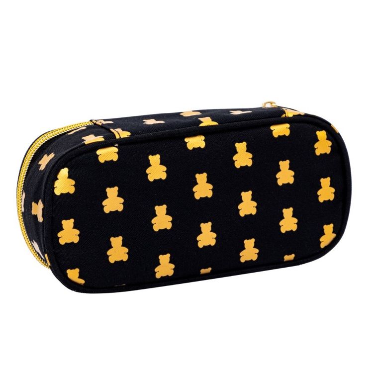 Astrabag, piórnik, owalny, Golden Teddy