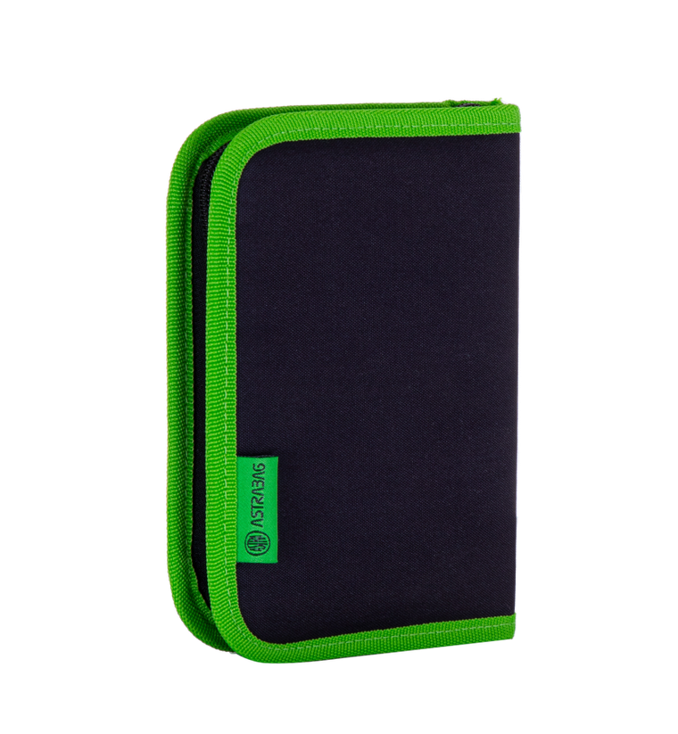 Astrabag, piórnik rozkładany, pojedynczy, z wyposażeniem, Football Motion