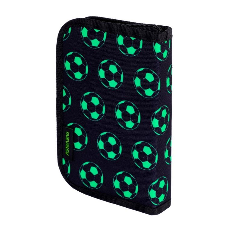 Astrabag, piórnik rozkładany, pojedynczy, z wyposażeniem, Neo Football