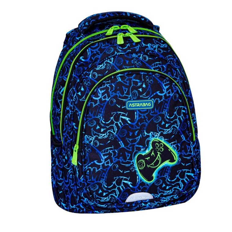 Astrabag, plecak szkolny, 3-komorowy, Gaming