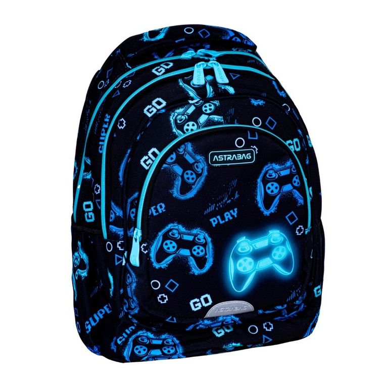 Astrabag, plecak szkolny, 3-komorowy, Go Playing