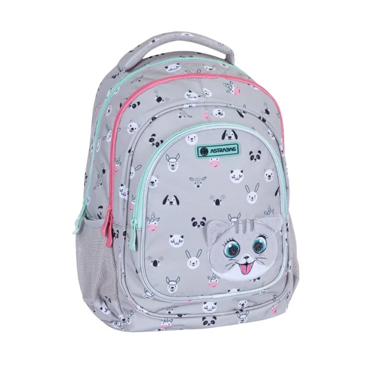 Astrabag, plecak szkolny, 3-komorowy, Kitty The Cute