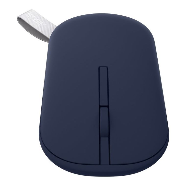 Asus, mysz bezprzewodowa, Marshmallow MD100, granatowa