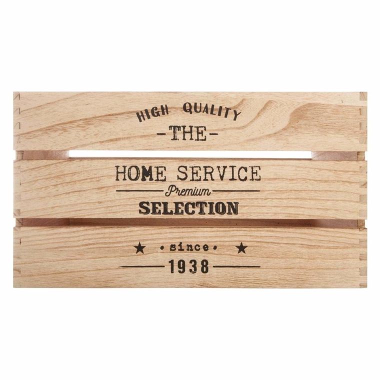 Atmosphera, 6 skrzynek dekoracyjnych do przechowywania, naturalny