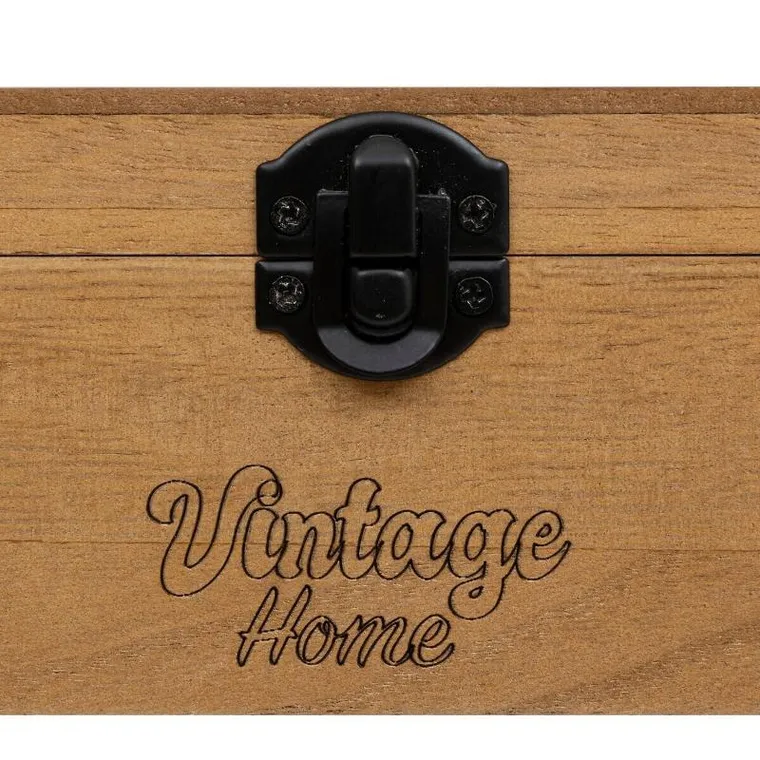 Atmosphera, Be vintage, szkatułka na biżuterię, 3 przegródki, 25-6,8-10,5 cm