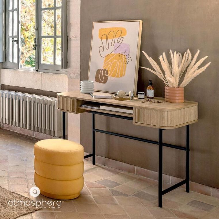 Atmosphera, biurko, Colva, efekt drewna dębowego, 105-60-75,1 cm