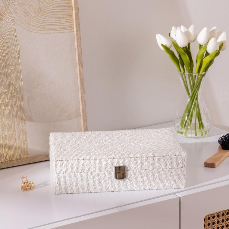 Atmosphera, Boucle Loe, szkatułka na biżuterię, 28-19-7 cm