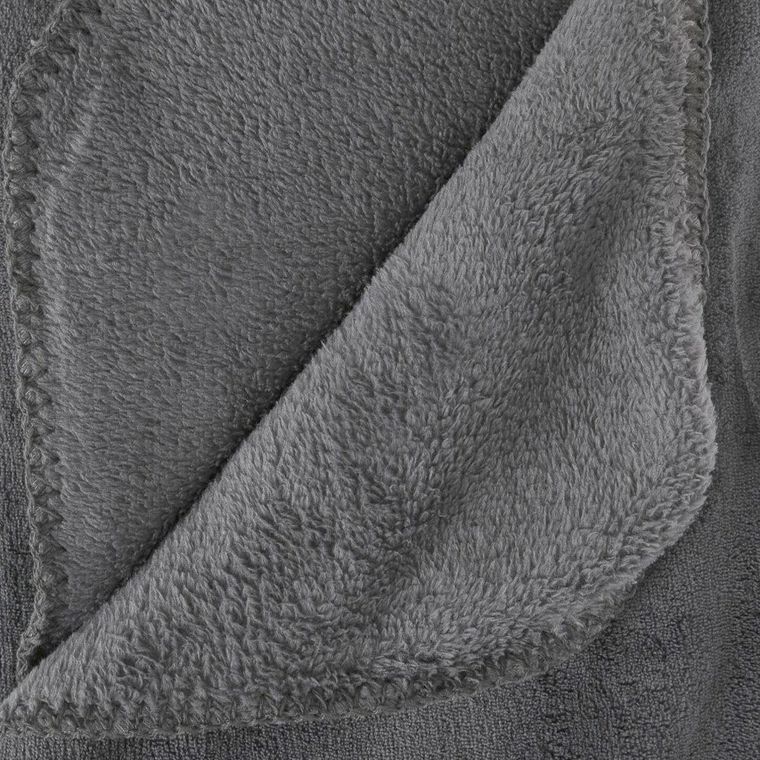 Atmosphera, ciepły koc z mikrofibry, 180-230 cm, ciemnoszary
