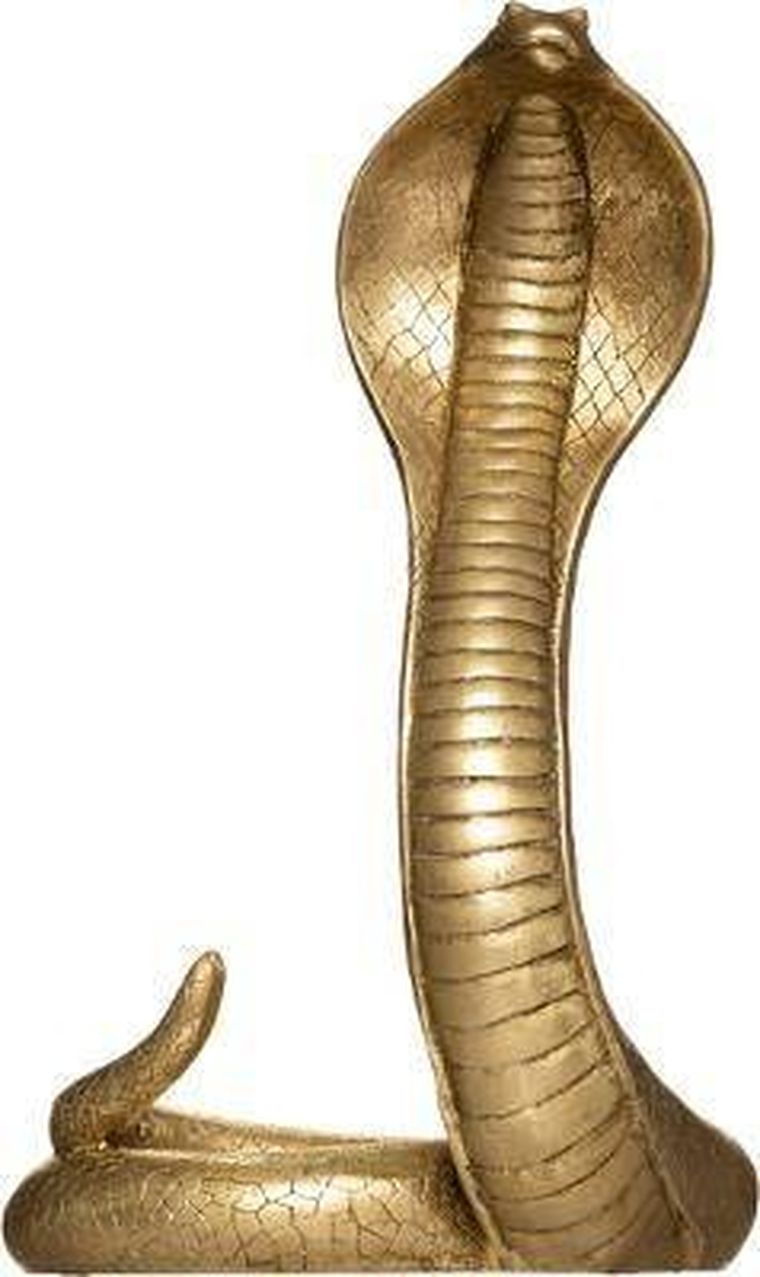 Atmosphera, dekoracyjna figurka z polyresinu Cobra, 36 cm
