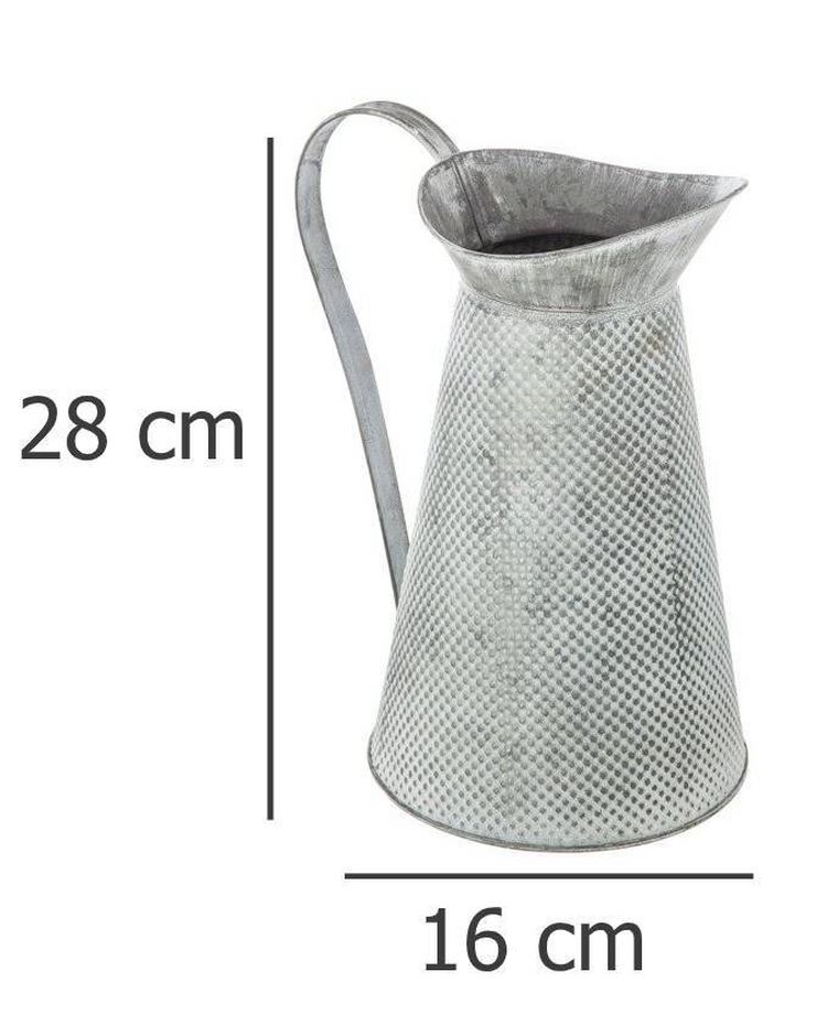 Atmosphera, Dekoracyjna konewka metalowa, 28 cm