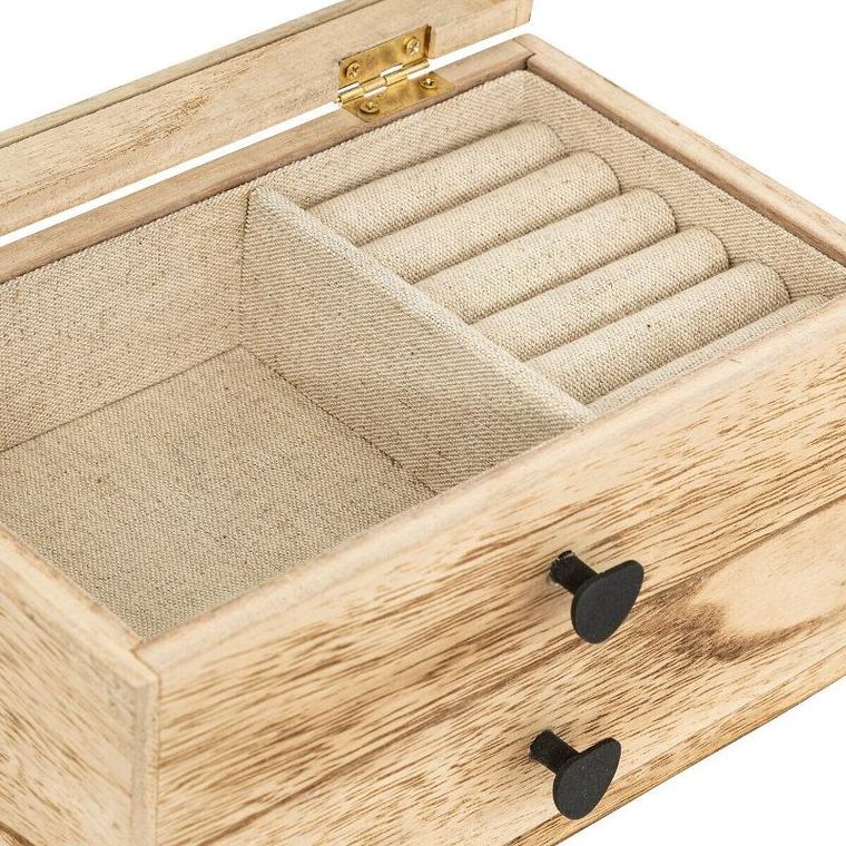 Atmosphera, drewniana szkatułka na biżuterię, Inuit