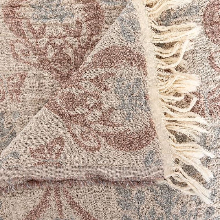 Atmosphera, duża muślinowa narzuta, Inuit, 240-260 cm