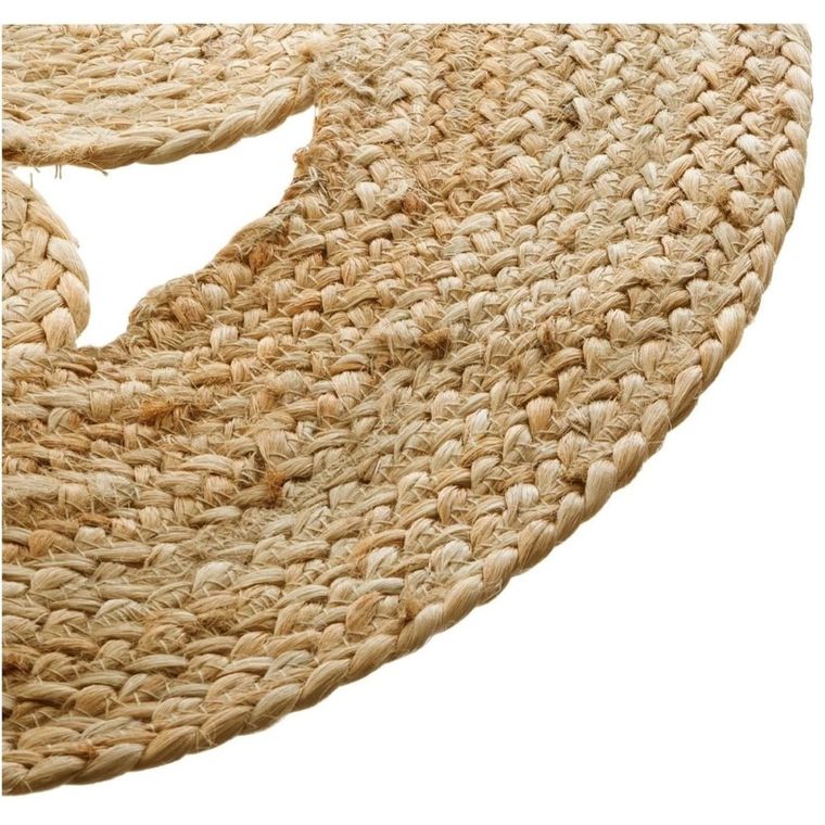 Atmosphera, dywan dekoracyjny z juty, Ø 80 cm, okrągły