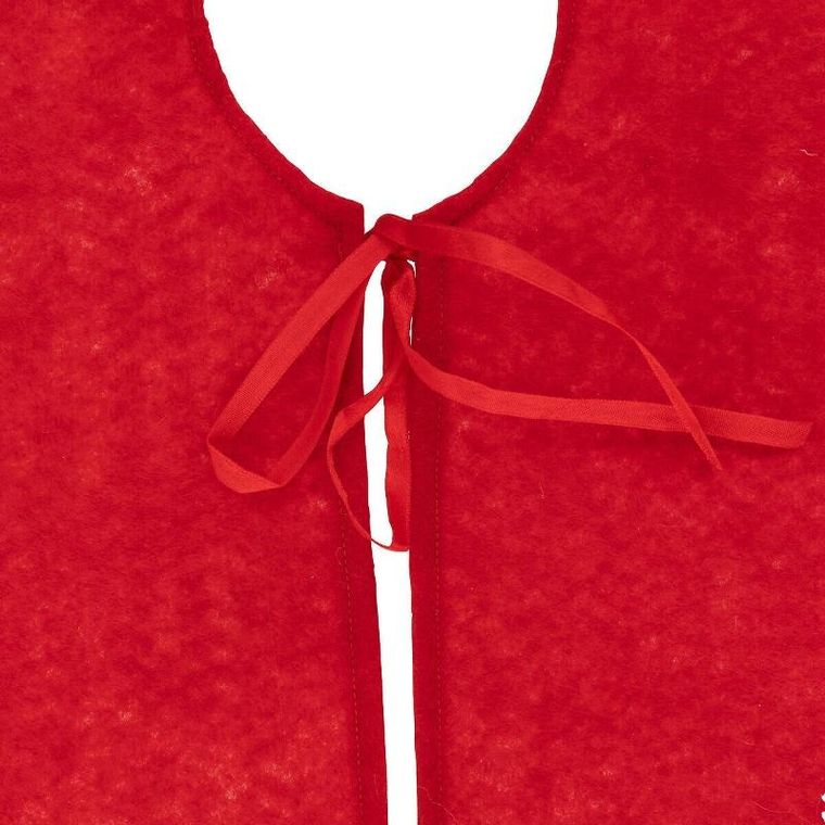 Atmosphera, dywanik pod choinkę, z motywem mikołaja, średnica 90 cm