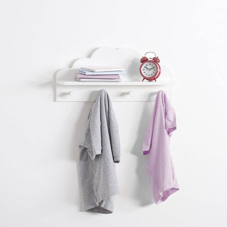 Atmosphera for kids, Cloud, półka z 4 wieszakami, 48-22-12 cm