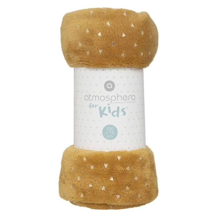 Atmosphera for kids, kocyk dziecięcy, pluszowy, 75-100 cm