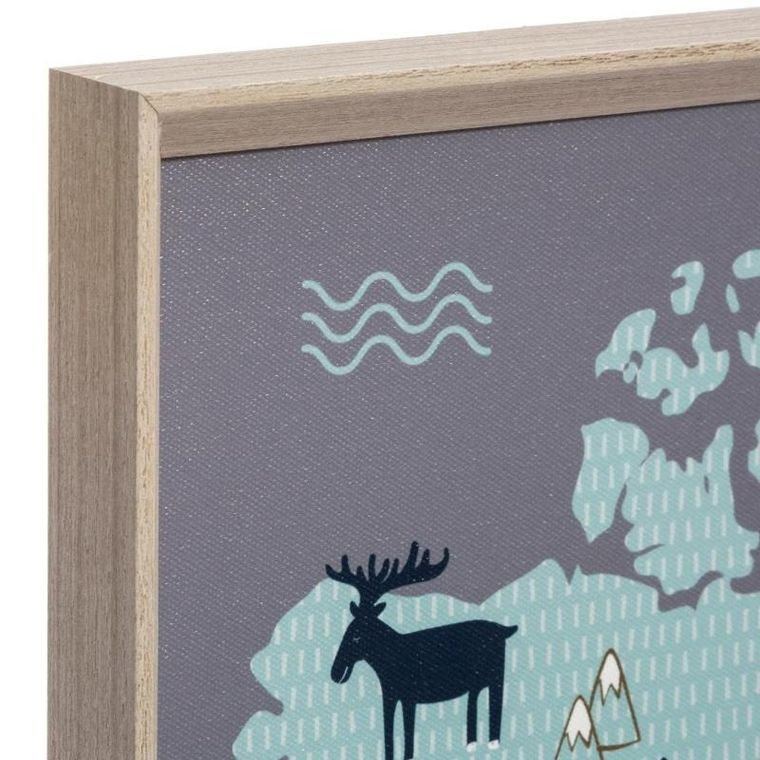 Atmosphera for kids, mapa świata dla dzieci, dekoracja ścienna, 70-50 cm