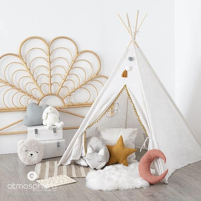 Atmosphera for kids, namiot dla dzieci, Wabi, 120-120-160 cm