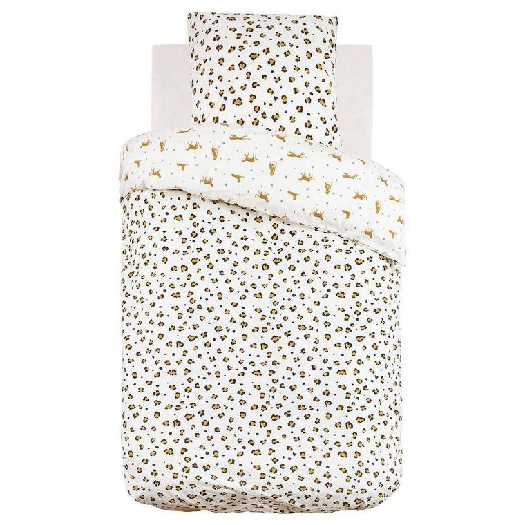 Atmosphera for kids, pościel bawełniana, leopard, 140-200 cm