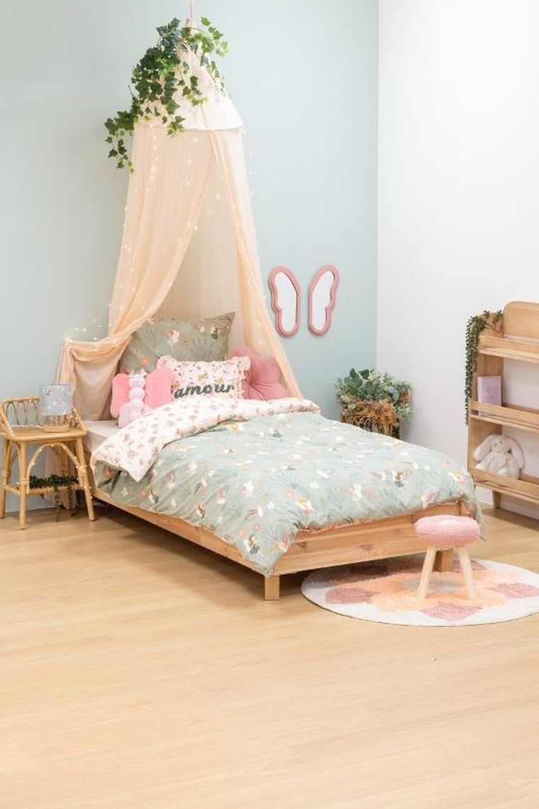 Atmosphera for kids, pościel dla dziecka, Printed fairy, bawełna, 140-200 cm