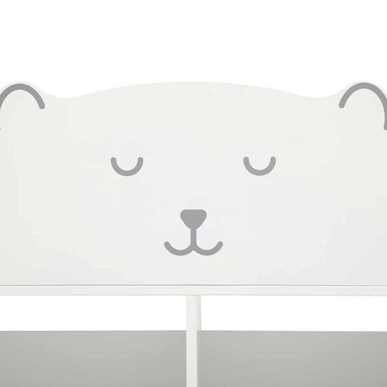 Atmosphera for kids, regał na książki dla dzieci, miś Teddy, 56-30-64 cm