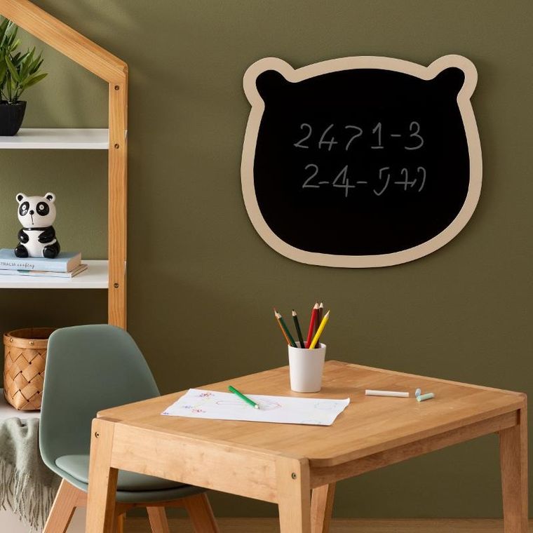 Atmosphera for kids, tablica kredowa z uszkami, bear