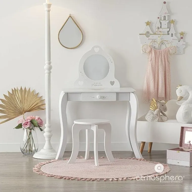 Atmosphera for kids, toaletka dla dziewczynki z lustrem