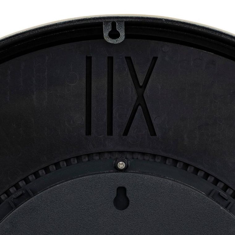 Atmosphera, Giuliana, zegar ścienny beżowy z widocznym mechanizmem, średnica 50 cm