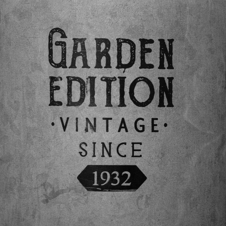 Atmosphera, kanka w stylu retro, metalowa, 62 cm